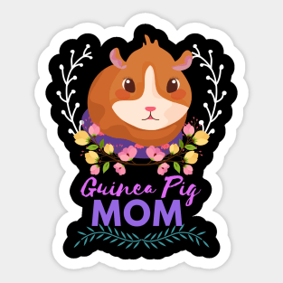 Guinea Pig Mama Rodent Pet Animal Love Cute Design Sticker